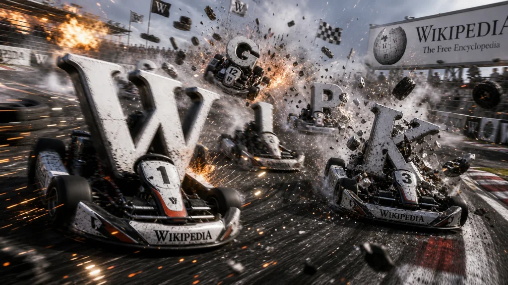 wiki racing中のイメージ図